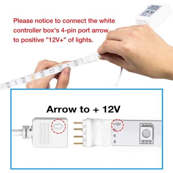 Led Strip Lights 32.8 ft RGB Color Changing Lights Strip for Bedroom, Desk - Picture 11 of 16